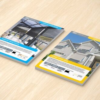 home building leaflet design