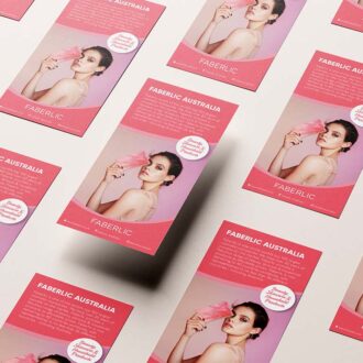 Makeup Brand Leaflet Design Concepts
