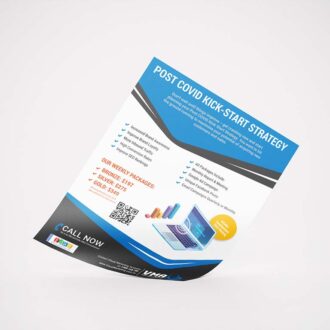 social media advertising leaflet