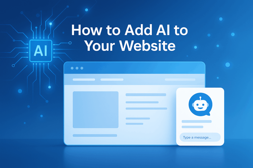 How to Add AI to My Website