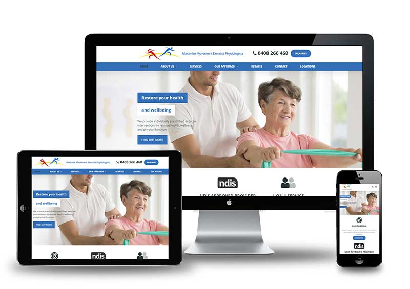 Exercise Psychologist Responsive Webdesign
